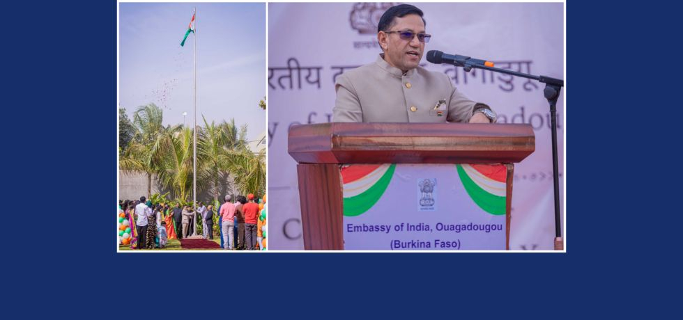 26 Jan 2026- Flag hoisting and celebration of Republic Day at Embassy Residence